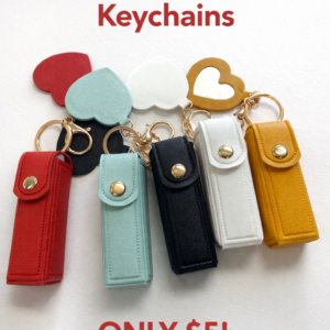 Chapstick Holder Keychains